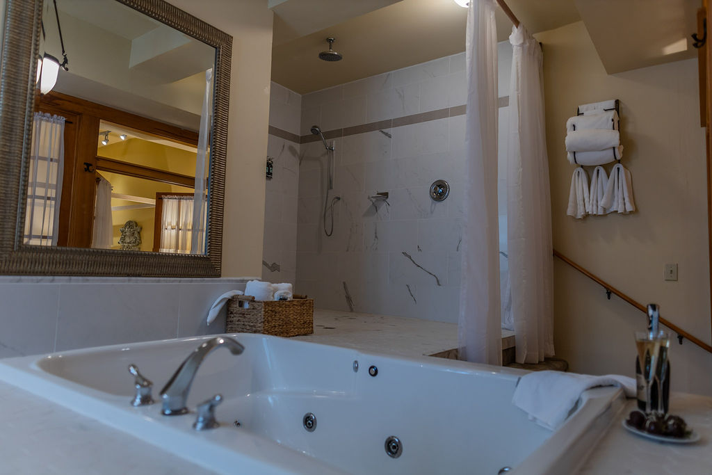 Bath in hotel room